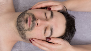 market harborough craniosacral therapy man having treatment